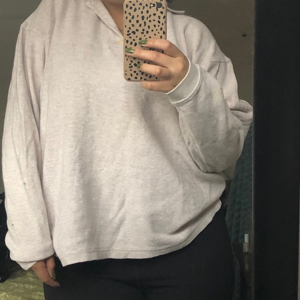 Gap Overzised long sleeve polo